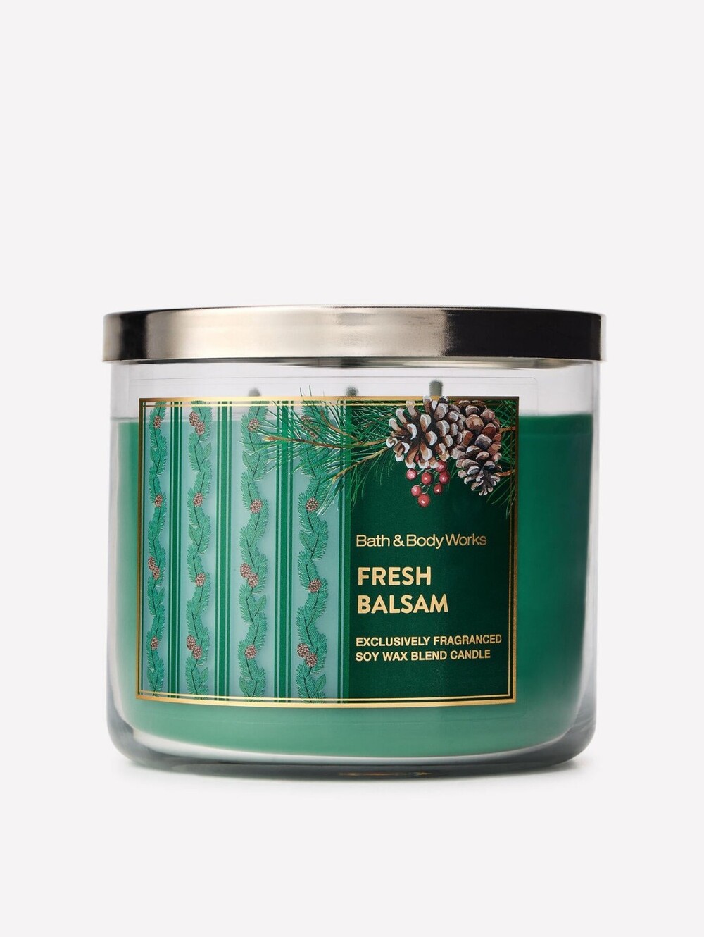 Bath & Body Works Fresh Balsam 3-Wick Candle